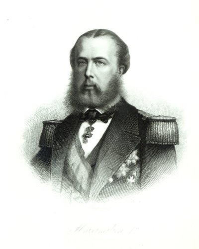 Portrait of Emperor Maximilian of Mexico, 1864 by English School